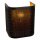 Natürliche Wandlampe Bambus Metall Natur H:20 cm E27