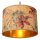 Pendelleuchte Bambus Florales Muster E27 110 cm in Gold