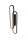 LED Wandleuchte indirekt Metall Schwarz H:75 cm 2700 K