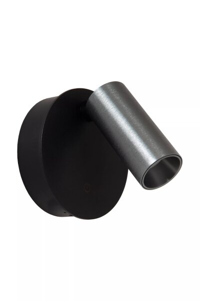 LED Akku Wandspot Grau Schwarz magnetisch 2700-4000 K