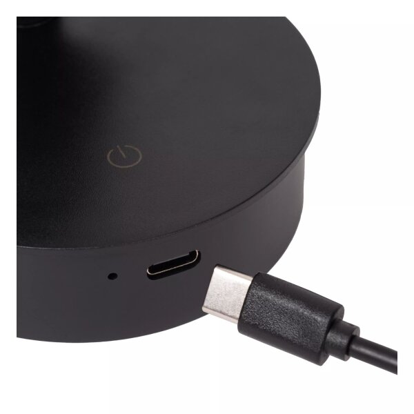 LED Akku Wandspot Grau Schwarz magnetisch 2700-4000 K