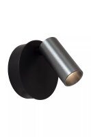 LED Akku Wandspot Grau Schwarz magnetisch 2700-4000 K