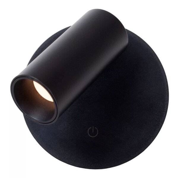 LED Akku Wandspot Schwarz magnetisch 120 lm 2700-4000 K