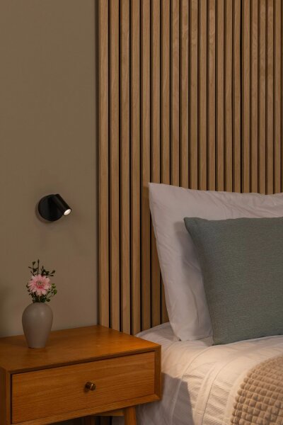 LED Akku Wandspot Schwarz magnetisch 120 lm 2700-4000 K
