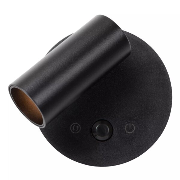 LED Akku Wandstrahler Sensor Schwarz 120 lm 2700-4000 K