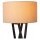 Stehlampe Holz Stoff Schwarz Natur blendarm E27 157 cm
