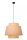 Stoff Hängelampe Beige gemütlich E27 Ø60 cm blendarm