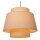 Stoff Hängelampe Beige gemütlich E27 Ø60 cm blendarm