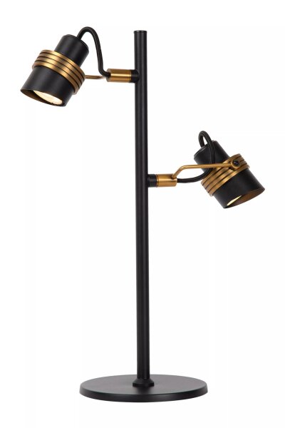 Flexible Tischlampe Industrial Gold Schwarz 45 cm GU10