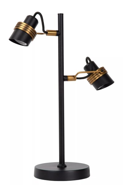 Flexible Tischlampe Industrial Gold Schwarz 45 cm GU10