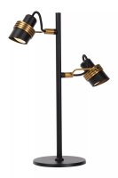 Flexible Tischlampe Industrial Gold Schwarz 45 cm GU10