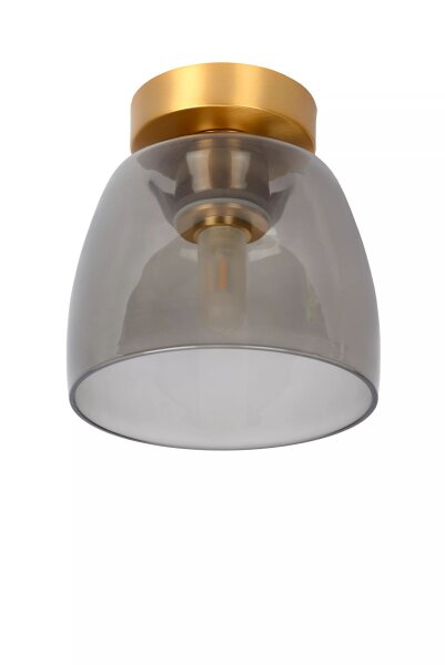 Blendarme Deckenlampe Rauchglas Gold IP44 elegant Retro