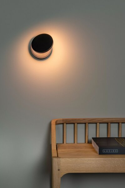 LED Wandlampe verstellbar Schwarz T:15,1 cm 1800-3000 K