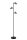 Stehleuchte GU10 3-flammig Rauchglas 154 cm flexibel