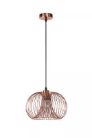 Pendelleuchte Metall in Kupfer E27 Ø30 cm rund Modern