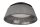 LED Deckenlampe Rauchglas Metall Schwarz Ø35 cm 2900 K