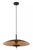 LED Hängeleuchte Loft Metall Schwarz Gold Ø47...