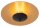 LED Deckenleuchte Loft Metall Schwarz Gold Ø35 cm 9 W