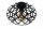 Dekorative Deckenlampe Schwarz Ø30 cm E27 Industrie