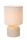 Nachttischleuchte Stoffschirm Metall Beige E14 28 cm