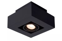Verstellbarer Deckenspot Aluminium Schwarz L:14 cm GU10