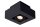 Verstellbarer Deckenspot Aluminium Schwarz L:14 cm GU10