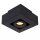 Verstellbarer Deckenspot Aluminium Schwarz L:14 cm GU10