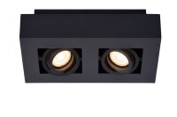 Deckenspot Schwarz 25 cm GU10 2200-3000 K akzentuiert