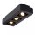 Deckenstrahler Aluminium Schwarz 36 cm GU10 3-flammig