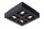 Deckenstrahler Schwarz B:25 cm GU10 4-flmg verstellbar