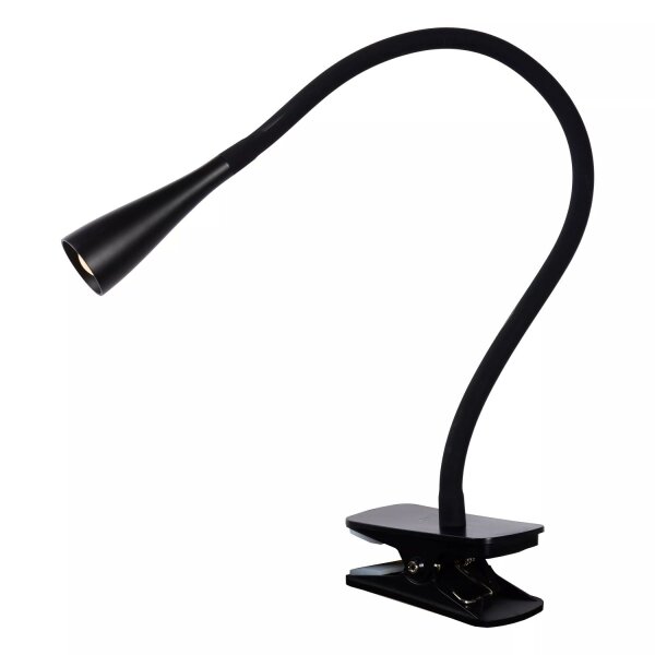 LED Schreibtischlampe flexibel Schwarz 3000 K klemmbar