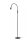 LED Stehlampe Schwarz dimmbar 145 cm 3000 K verstellbar