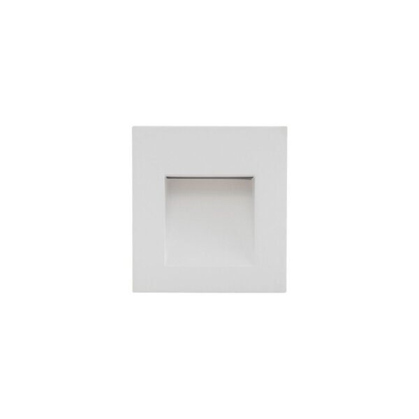 Moderne LED Wandaußenleuchte in weiß