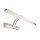 LED Spiegelleuchte Edelstahl mit Schalter B: 40,5 cm in Chrom
