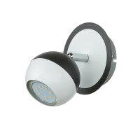 Wandspot rund Ø 11 cm Schwarz Weiß...