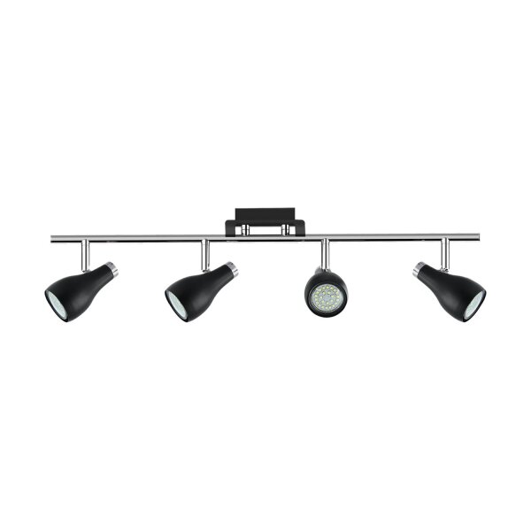 Deckenstrahler 4-flammig B: 64 cm mit LED GU10 4000 K
