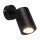 Wandspot Schwarz B: 7 cm H: 18 cm schwenkbar GU10 ETHAN