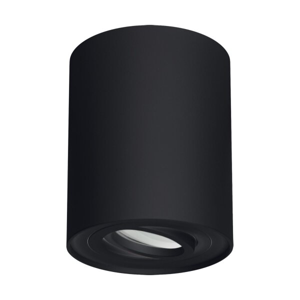 Deckenlampe Schwarz Ø 9,4 cm H: 12,5 cm klein schwenkbar GU10