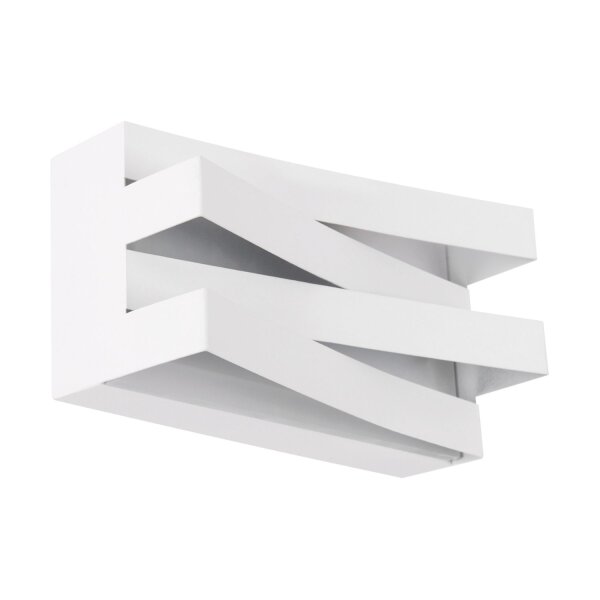 LED Wandlampe Weiß B: 20 cm klein Metall 4200 K 660 lm Up Down