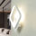LED Wandleuchte B: 22 cm H: 29 cm Weiß 4100 K Metall eckig