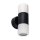Wandlampe Up Down H: 17,5cm 2-flammig Schwarz Wei&szlig; GU10