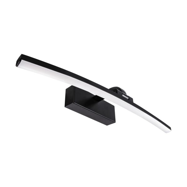 LED Spiegelleuchte IP44 4100 K 540 lm B: 40 cm Schwarz