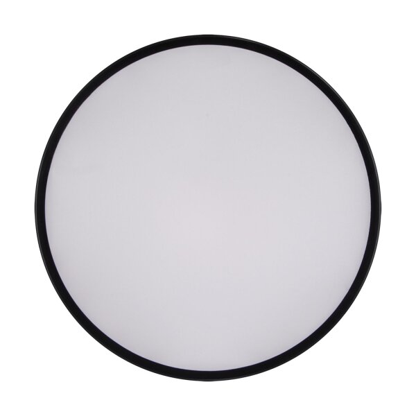 LED Deckenleuchte rund Ø 40 cm 4000 K 1780lm Schwarz