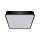 LED Deckenleuchte Schwarz B: 40cm H: 5,5cm 4000 K 1770 lm