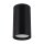 Deckenspot Aufputz &Oslash; 5,5 cm H: 10 cm Aluminium Schwarz GU10