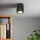 Außenleuchte Schwarz IP54 GU10 Ø 8 cm Aluminium Glas