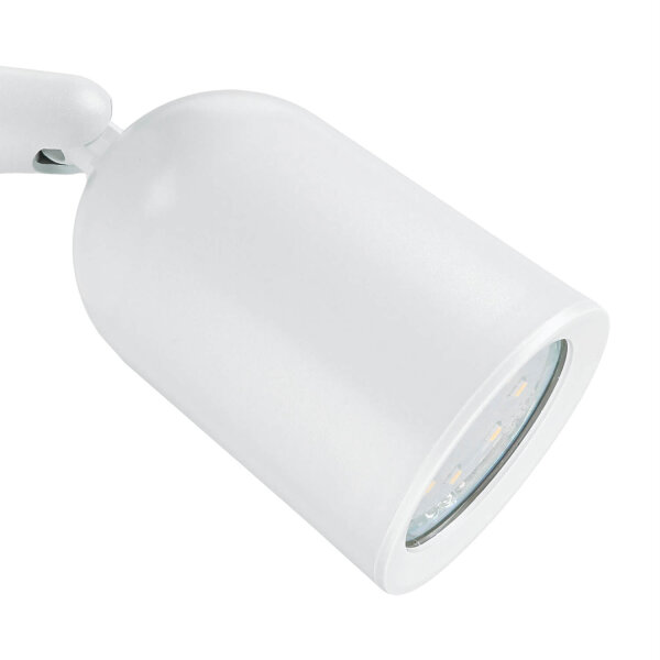 Deckenstrahler 3-flammig Weiß Ø 15 cm klein rund GU10
