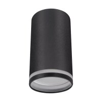 Deckenleuchte Schwarz GU10 Ø 5,5 cm H: 10 cm...
