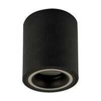 Deckenlampe Schwarz GU10 Ø 8 cm H: 10 cm Aluminium...