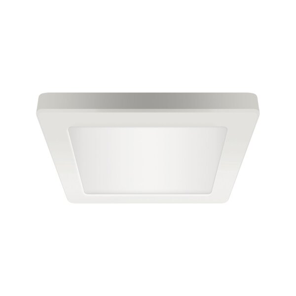 LED Deckenleuchte B: 16,4 cm neutralweiß 4500 K 1200 lm Weiß
